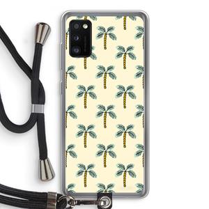CaseCompany Paradise: Samsung Galaxy A41 Transparant Hoesje met koord