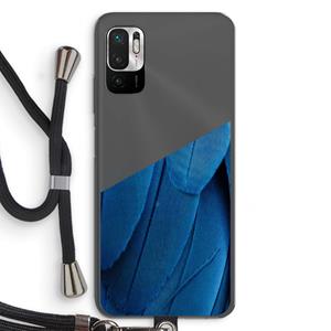 CaseCompany Pauw: Xiaomi Redmi Note 10 5G Transparant Hoesje met koord