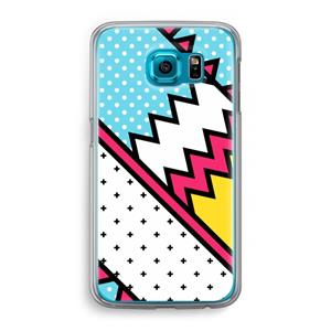 CaseCompany Pop Art #2: Samsung Galaxy S6 Transparant Hoesje