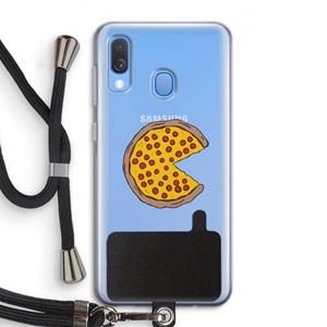 CaseCompany You Complete Me #2: Samsung Galaxy A40 Transparant Hoesje met koord