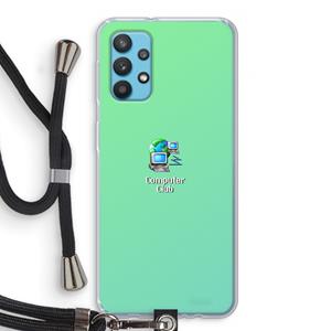 CaseCompany Win98: Samsung Galaxy A32 4G Transparant Hoesje met koord