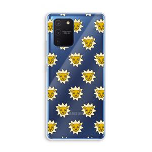 CaseCompany Leeuwenkoppen: Samsung Galaxy Note 10 Lite Transparant Hoesje