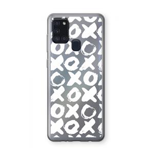 CaseCompany XOXO: Samsung Galaxy A21s Transparant Hoesje