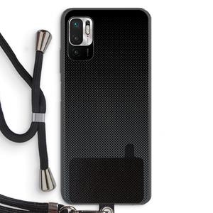 CaseCompany Musketon Halftone: Xiaomi Redmi Note 10 5G Transparant Hoesje met koord