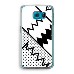 CaseCompany Pop Art #5: Samsung Galaxy S6 Transparant Hoesje