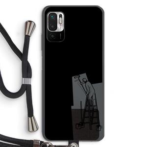 CaseCompany Musketon Painter: Xiaomi Redmi Note 10 5G Transparant Hoesje met koord