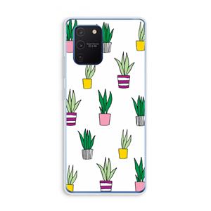 CaseCompany Sanseveria: Samsung Galaxy Note 10 Lite Transparant Hoesje