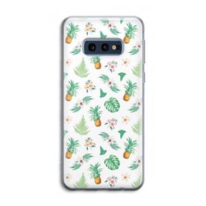 CaseCompany Ananas bladeren: Samsung Galaxy S10e Transparant Hoesje
