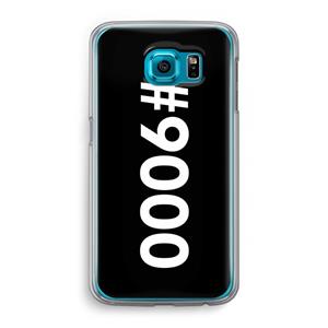 CaseCompany 9000: Samsung Galaxy S6 Transparant Hoesje