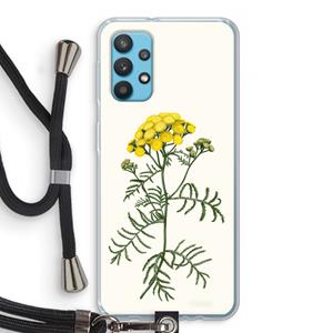 CaseCompany Tansy: Samsung Galaxy A32 4G Transparant Hoesje met koord