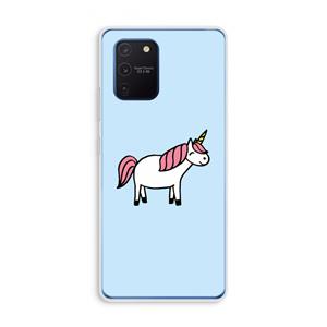 CaseCompany Eenhoorn: Samsung Galaxy Note 10 Lite Transparant Hoesje