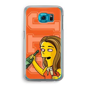 CaseCompany Jamie Lee Simpson: Samsung Galaxy S6 Transparant Hoesje