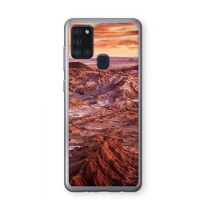 CaseCompany Mars: Samsung Galaxy A21s Transparant Hoesje