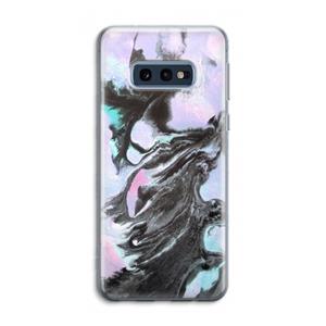 CaseCompany Pastel zwart: Samsung Galaxy S10e Transparant Hoesje