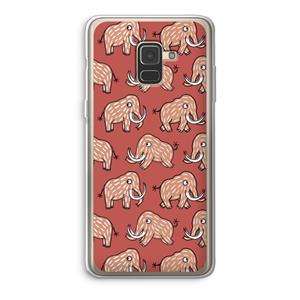 CaseCompany Mammoet: Samsung Galaxy A8 (2018) Transparant Hoesje