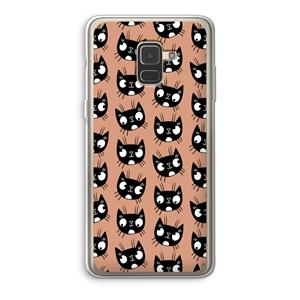 CaseCompany Kat: Samsung Galaxy A8 (2018) Transparant Hoesje