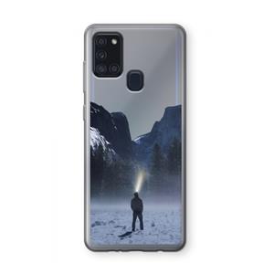 CaseCompany Wanderlust: Samsung Galaxy A21s Transparant Hoesje