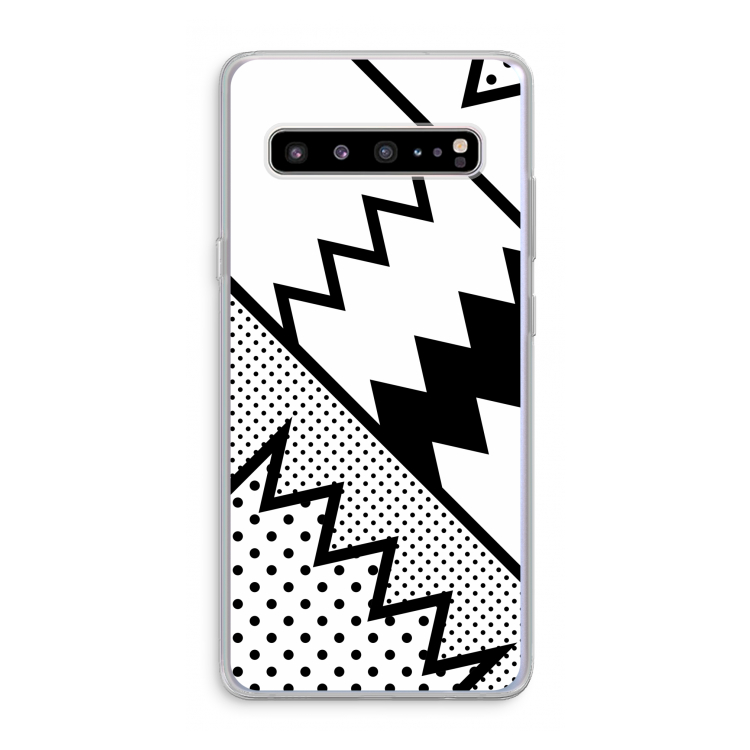 CaseCompany Pop Art #5: Samsung Galaxy S10 5G Transparant Hoesje