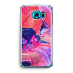 CaseCompany Earth And Ocean: Samsung Galaxy S6 Transparant Hoesje