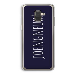 CaseCompany Joengneuh!: Samsung Galaxy A8 (2018) Transparant Hoesje