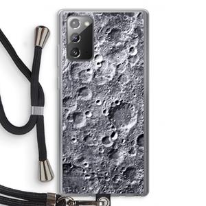 CaseCompany Maanlandschap: Samsung Galaxy Note 20 / Note 20 5G Transparant Hoesje met koord