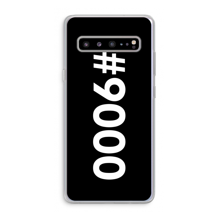 CaseCompany #9000: Samsung Galaxy S10 5G Transparant Hoesje