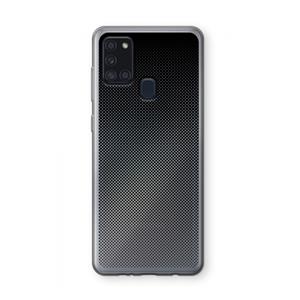 CaseCompany Musketon Halftone: Samsung Galaxy A21s Transparant Hoesje