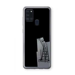CaseCompany Musketon Painter: Samsung Galaxy A21s Transparant Hoesje