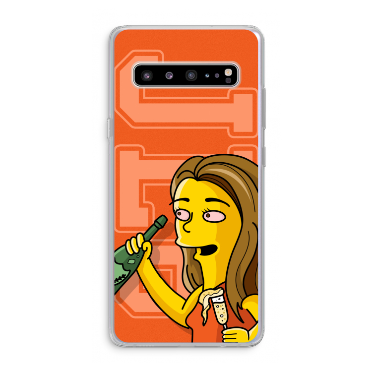CaseCompany Jamie Lee Simpson: Samsung Galaxy S10 5G Transparant Hoesje