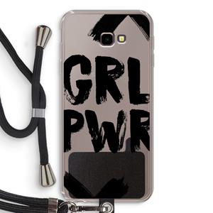 CaseCompany Girl Power #2: Samsung Galaxy J4 Plus Transparant Hoesje met koord