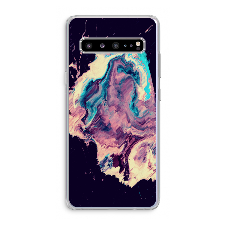 CaseCompany Cosmic Silence: Samsung Galaxy S10 5G Transparant Hoesje