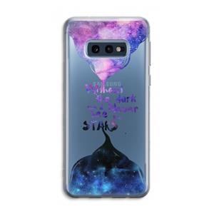 CaseCompany Stars quote: Samsung Galaxy S10e Transparant Hoesje
