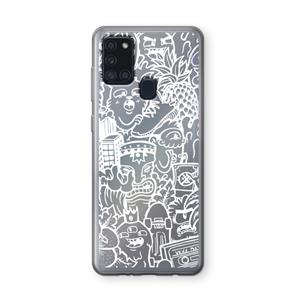 CaseCompany Vexx Mixtape #2: Samsung Galaxy A21s Transparant Hoesje