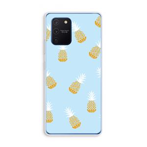 CaseCompany Ananasjes: Samsung Galaxy Note 10 Lite Transparant Hoesje