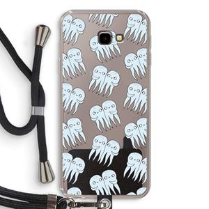 CaseCompany Octopussen: Samsung Galaxy J4 Plus Transparant Hoesje met koord