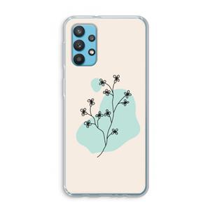 CaseCompany Love your petals: Samsung Galaxy A32 4G Transparant Hoesje