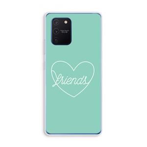 CaseCompany Friends heart pastel: Samsung Galaxy Note 10 Lite Transparant Hoesje