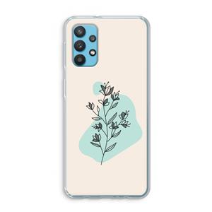 CaseCompany Violets are blue: Samsung Galaxy A32 4G Transparant Hoesje