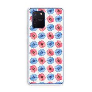 CaseCompany Klaproosjes: Samsung Galaxy Note 10 Lite Transparant Hoesje