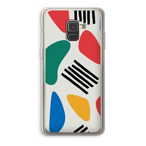CaseCompany Illustratieve pop 1: Samsung Galaxy A8 (2018) Transparant Hoesje
