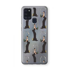 CaseCompany Pop Some Kim: Samsung Galaxy A21s Transparant Hoesje