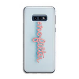 CaseCompany nofilter: Samsung Galaxy S10e Transparant Hoesje