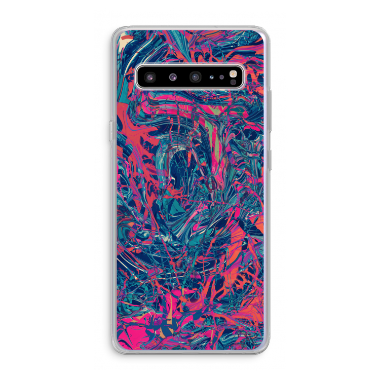 CaseCompany Sleeping Dreams: Samsung Galaxy S10 5G Transparant Hoesje