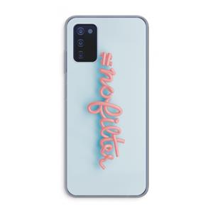 CaseCompany nofilter: Samsung Galaxy A03s Transparant Hoesje
