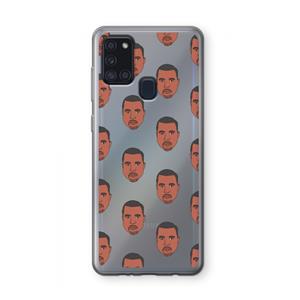 CaseCompany Kanye Call Me℃: Samsung Galaxy A21s Transparant Hoesje