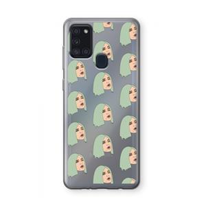 CaseCompany King Kylie: Samsung Galaxy A21s Transparant Hoesje