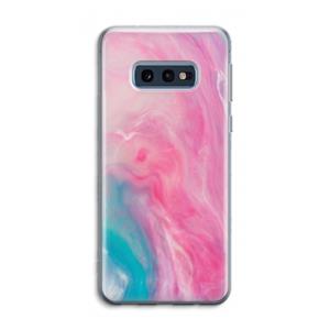 CaseCompany Roze explosie: Samsung Galaxy S10e Transparant Hoesje