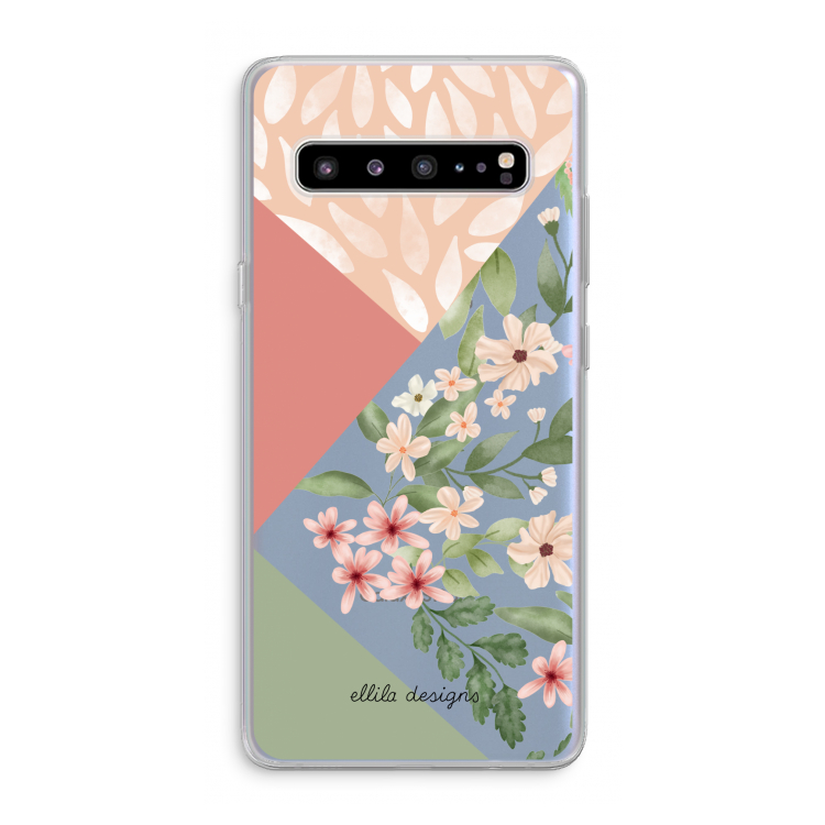 CaseCompany Sweet heaven geometrics: Samsung Galaxy S10 5G Transparant Hoesje
