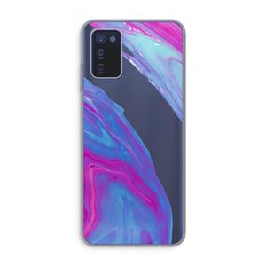 CaseCompany Zweverige regenboog: Samsung Galaxy A03s Transparant Hoesje
