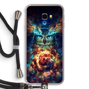 CaseCompany Aurowla: Samsung Galaxy J4 Plus Transparant Hoesje met koord
